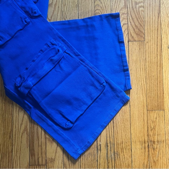 Fashion Nova Tokyo Nights High Rise Cargo Jeans Blue Size 7 NWT - Picture 12 of 13